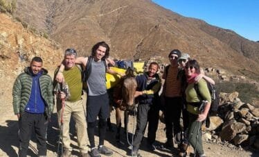 Atlas Mountains guided trek with local family experience in Imlil Morocco