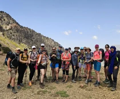Trekking in Morocco through Berber villages in the High Atlas Mountains